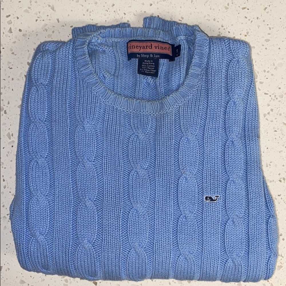 Light Blue Vineyard Vines Sweater
